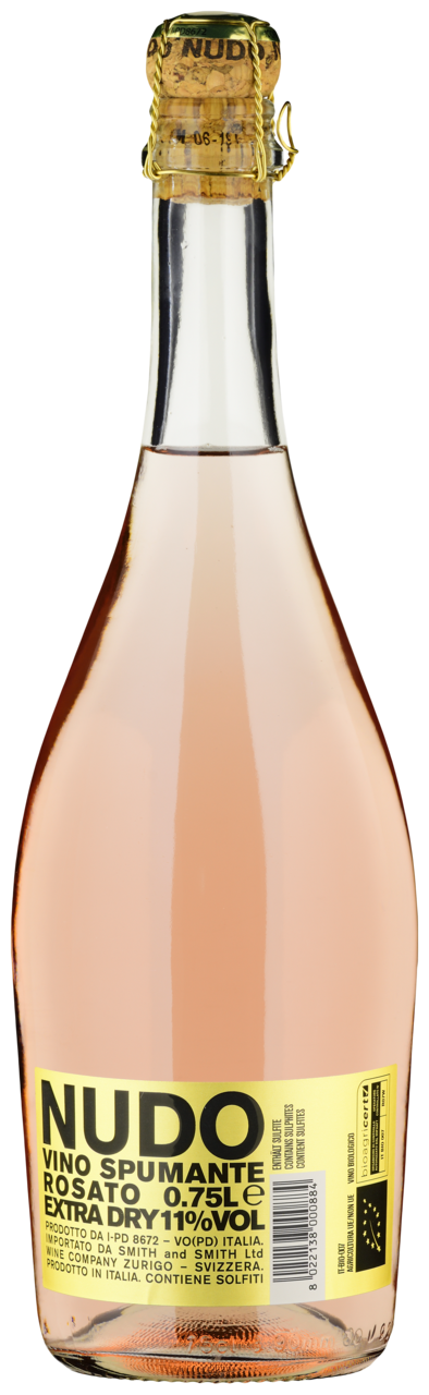 NUDO Vino Spumante Rosato Extra Dry IGT Bio
